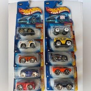 Hot Wheels BLINGS 2004 First Editions Lot of 10 Cars